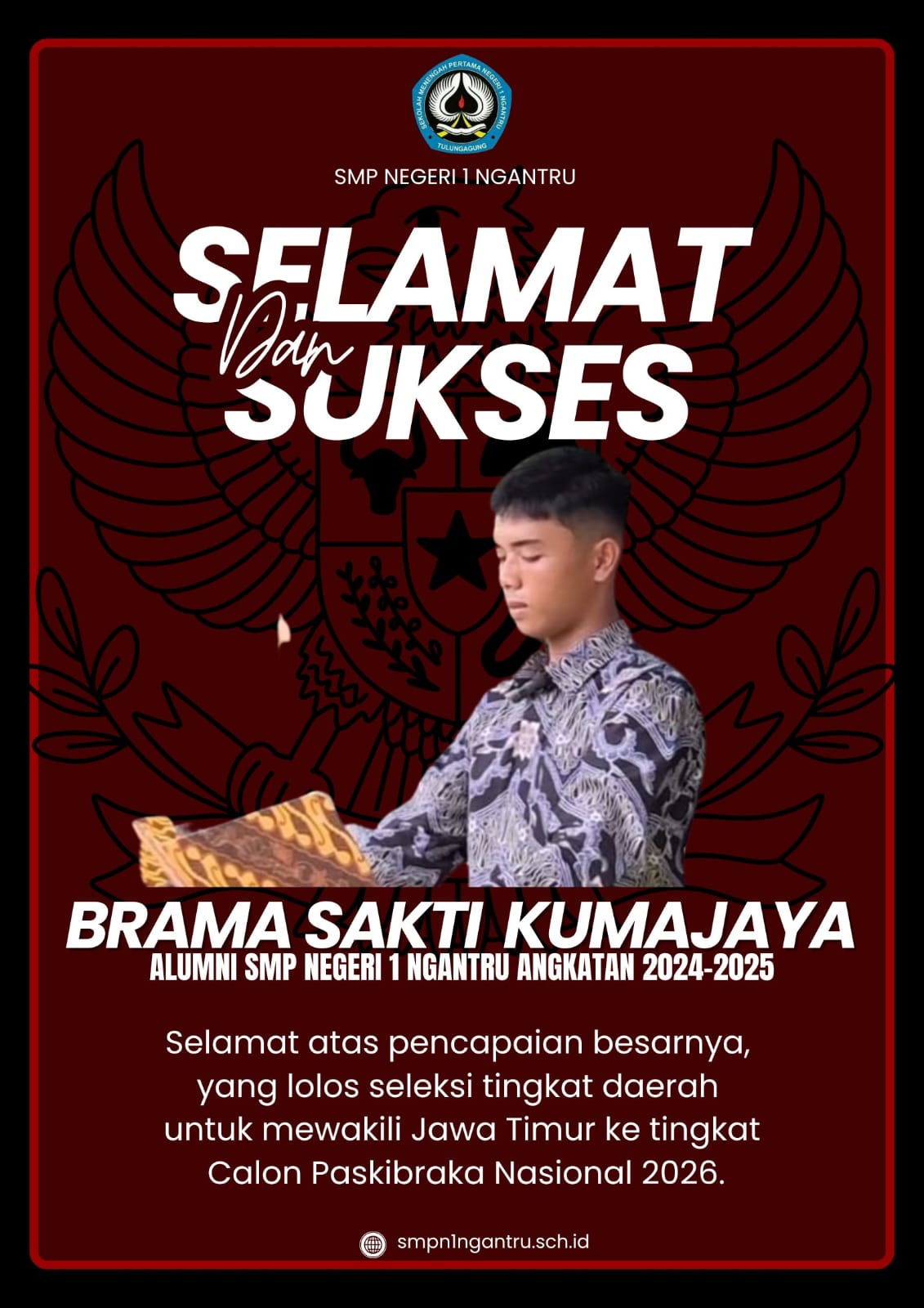 Lolos Seleksi Tingkat Daerah mewakili Jawa Timur Calon Pakibraka Nasional 2026